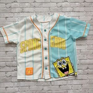Nickelodeon SpongeBob Kids Jersey Set - Blue and White